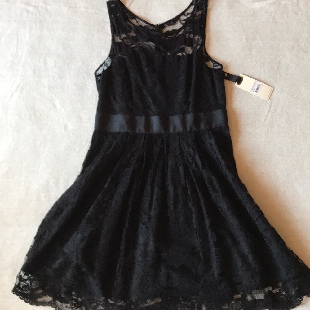 NWT BB Dakota lace black dress